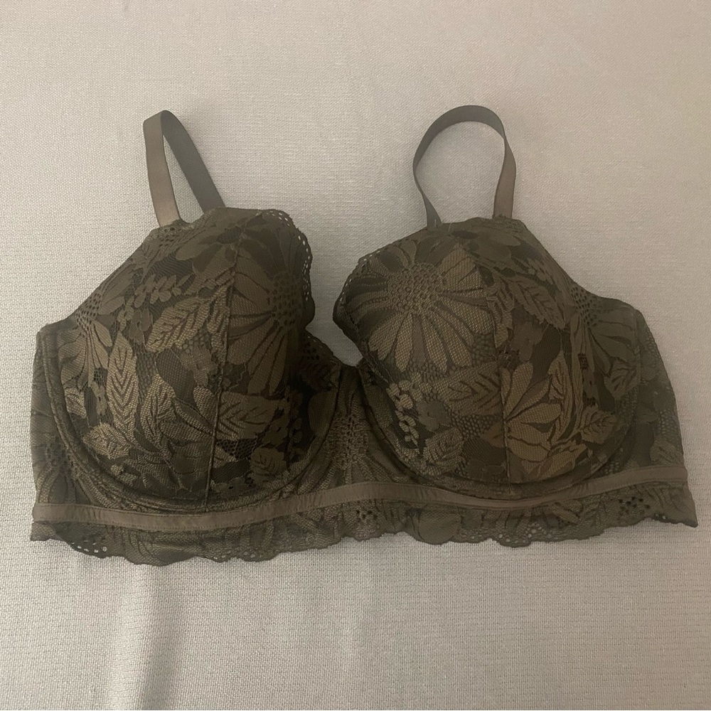 Green Aerie Lace Bra